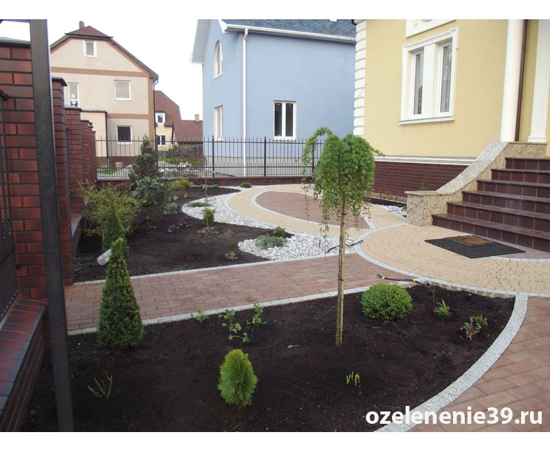 Планировка палисадника